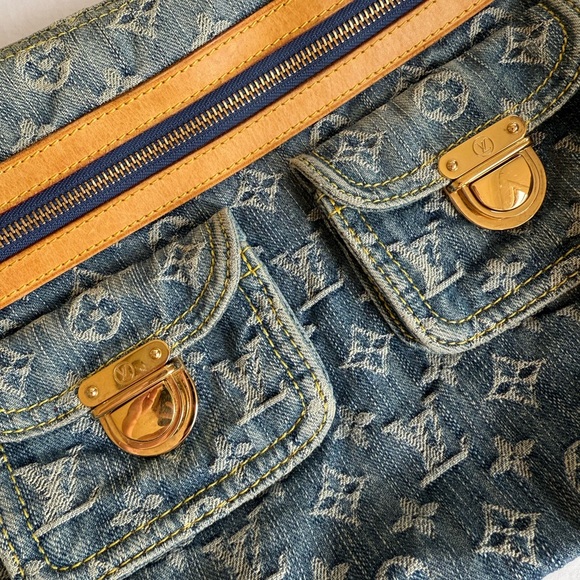 Louis Vuitton Vintage Denim Baggy PM - Picture 3 of 11